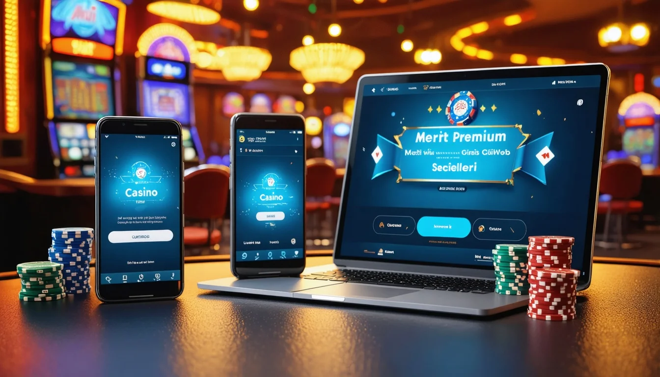 Merit Premium mobil giriş ve web seçenekleri